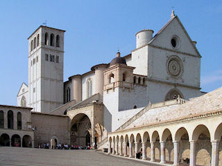 Assisi & The Basilica Of  St. Francis, Italy, Europe. Travels & Tours, Pictures, Photos, & Information.