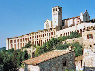 Basilica Of  St. Francis. Assisi, Italy, Europe. Travels & Tours, Pictures, Photos, & Information.