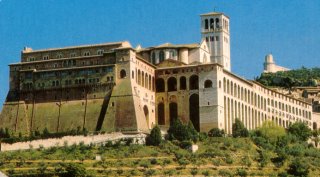 Close Up Of Basilica Of  St. Francis. Assisi, Italy, Europe. Travels & Tours, Pictures, Photos, & Information.