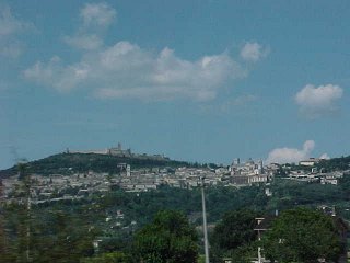 Nearby Fortress. Assisi & The Basilica Of  St. Francis, Italy, Europe. Travels & Tours, Pictures, Photos, & Information.