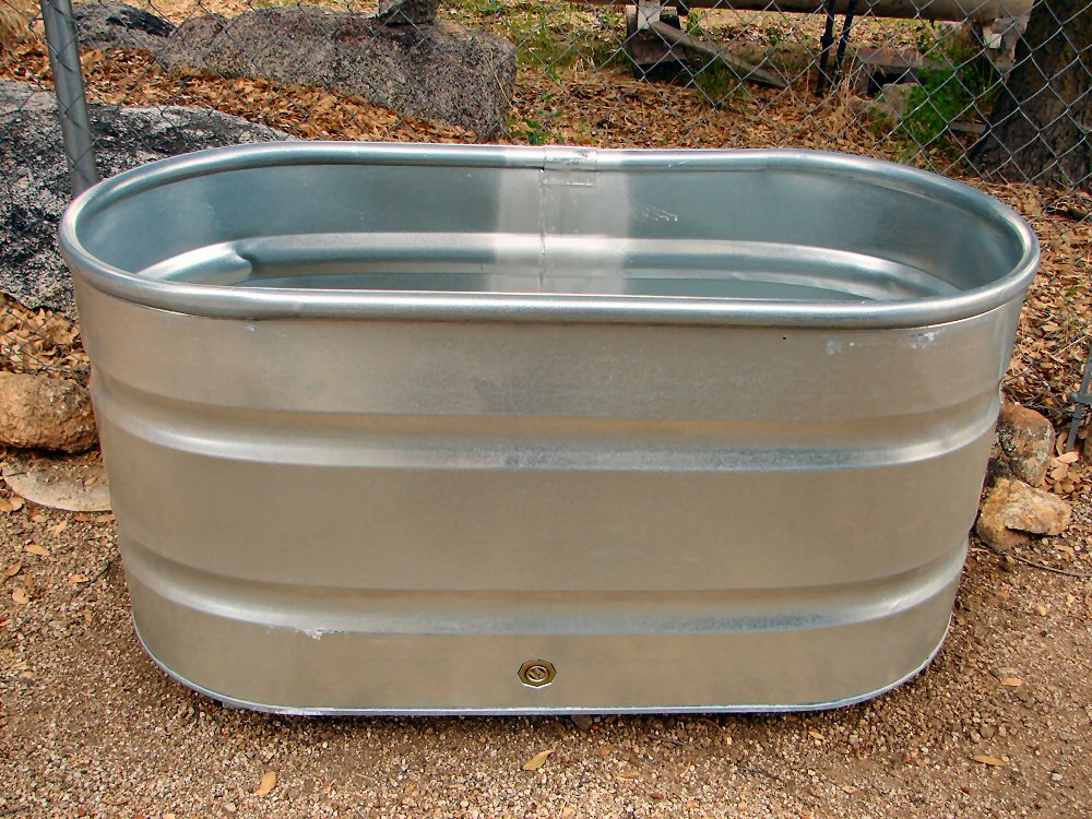 galvanized bins
