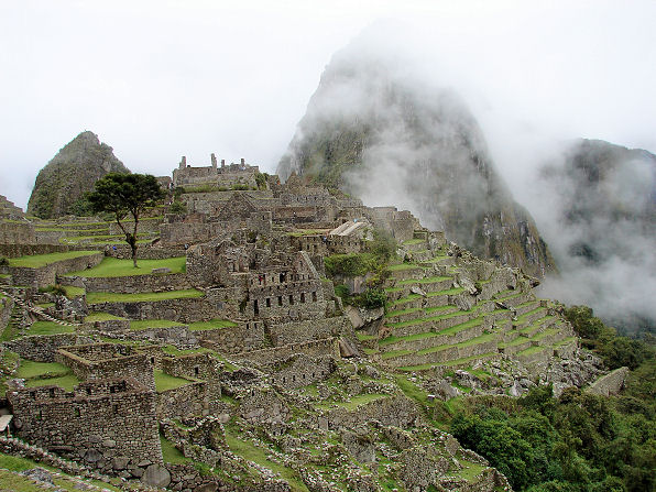 View Of Machu Picchu.