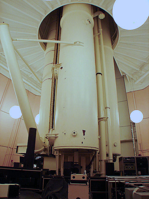 Inside The Dunn Vacuum Solar Telescope Dome. National Solar Observatory, Sacramento Peak Near Sunspot In New Mexico. Hikes, Travels, & Tours. Photos, Pictures, Images, & Reviews.