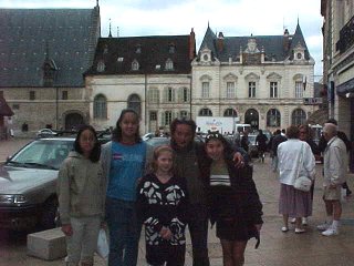 Irena, Our Guide Joined The Girls. Nice Italy To Lyon France, Travels & Tours Pictures, Photos, & Information.