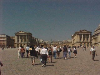 North Of Main Gate. Versailles Palace, Paris, France. Travels & Tours Pictures, Photos, & Information.
