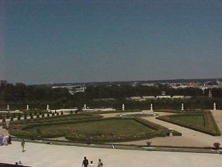 Flower Bed Near West Garden. Versailles Palace, Paris, France. Travels & Tours Pictures, Photos, & Information.