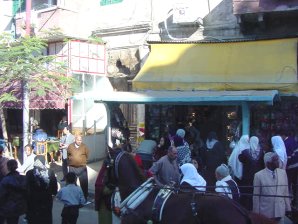 Street Scene. Alexandria, Egypt. Travels & Tours. Pictures, Photos, Images, Descriptions, Information, & Reviews.
