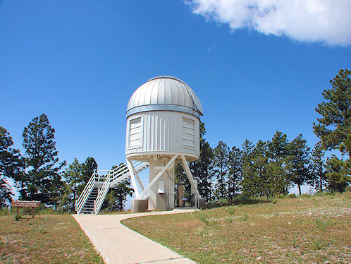 1 Meter Telescope Dome. Apache Point Observatory (APO). Sacramento Mountains, Near Sunspot, In New Mexico. Hikes, Travels, & Tours. Photos, Pictures, Images,& Reviews.
