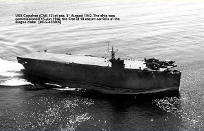 USS Copahee. WW II, Pictures, Photos, Images, Information, History, & Reviews.
