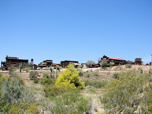Goldfield Ghost Town, Arizona. Photo Taken From The Apache Trail. Travels & Tours, Pictures, Photos, Images, & Reviews.