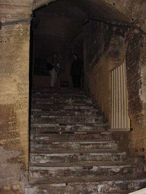 Stairway Up. Catacombs Or ( Kom es-Shogafa ), Alexandria, Egypt. Travels & Tours. Pictures, Photos, Images, Descriptions, Information, & Reviews.