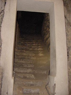 Stairway To Upper Levels. Catacombs Or ( Kom es-Shogafa ), Alexandria, Egypt. Travels & Tours. Pictures, Photos, Images, Descriptions, Information, & Reviews.