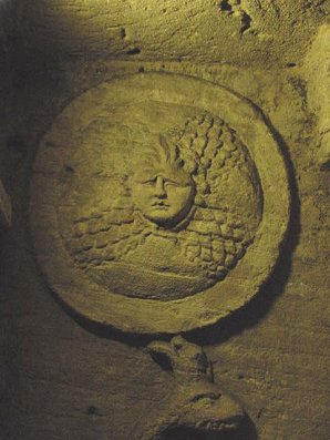 The 2nd Century Egyptian And Roman Religious Belief. Catacombs Or ( Kom es-Shogafa ), Alexandria, Egypt. Travels & Tours. Pictures, Photos, Images, Descriptions, Information, & Reviews.