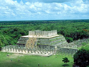 The Temple Of The Warriers. Chichen Itza Archaeological Ruins,  Yucatan Peninsula, Yucatn, Mexico. Travel & Tour Pictures, Photos,  Information, Images, & Reviews.