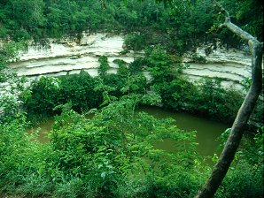 'The 'Sacred Well,' or 'Well Of Sacrifice,' Cenote of Chichen Itza. After A Rain. Chichen Itza Archaeological Ruins. Yucatan Peninsula, Yucatn, Mexico. Travel & Tour Pictures, Photos, Information, Images, & Reviews.