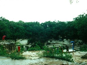 'The 'Sacred Well,' or 'Well Of Sacrifice,' Cenote of Chichen Itza. After A Rain. Chichen Itza Archaeological Ruins. Yucatan Peninsula, Yucatn, Mexico. Travel & Tour Pictures, Photos, Information, Images, & Reviews.