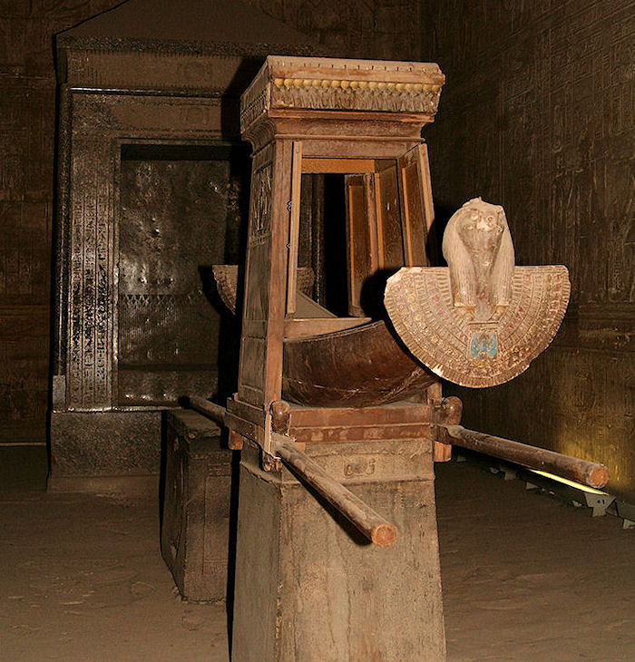 Sacred Boat Of The Falcon - God Horus. Edfu, Egypt. Travels & Tours Pictures, Photos, Images, Information, & Reviews.