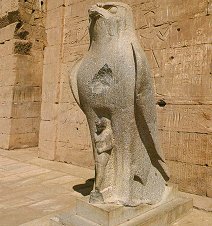 The Falcon God, Harwar Also Known As Horus The Elder Or Horus. Edfu Egypt. Travel & Tour Pictures, Photos, Images, Information, & Reviews.
