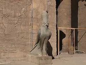 Edfu Temple Of Horus Falcon God. Edfu Egypt. Travel & Tour Pictures, Photos, Images, Information, & Reviews.