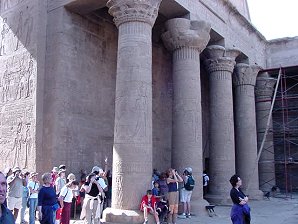 Temple Of Edfu, Egypt. Travels & Tours Pictures, Photos, Images, Information, & Reviews.