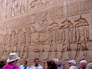 Temple Of Edfu, Egypt. Travels & Tours Pictures, Photos, Images, Information, & Reviews.