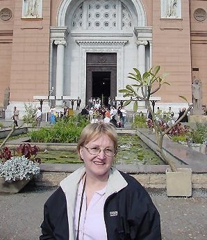 Audrey DeLange At The Egyptian Museum. Cairo Egypt. Travels & Tours. Pictures, Photos, Images, Descriptions, Information, & Reviews.