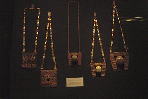 Gold Necklaces. The Egyptian Museum. Cairo Egypt. Travels & Tours. Pictures, Photos, Images, Descriptions, Information, & Reviews.