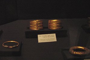 Gold Bracelets. The Egyptian Museum. Cairo Egypt. Travels & Tours. Pictures, Photos, Images, Descriptions, Information, & Reviews.