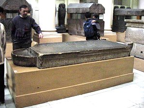 Embalming Table. Egyptian Museum. Cairo, Egypt. Travels & Tours. Pictures, Photos, Images, Descriptions, Information, & Reviews.