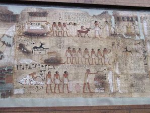 Papyrus Scrolls. Egyptian Museum. Cairo, Egypt. Travels & Tours. Pictures, Photos, Images, Descriptions, Information, & Reviews.