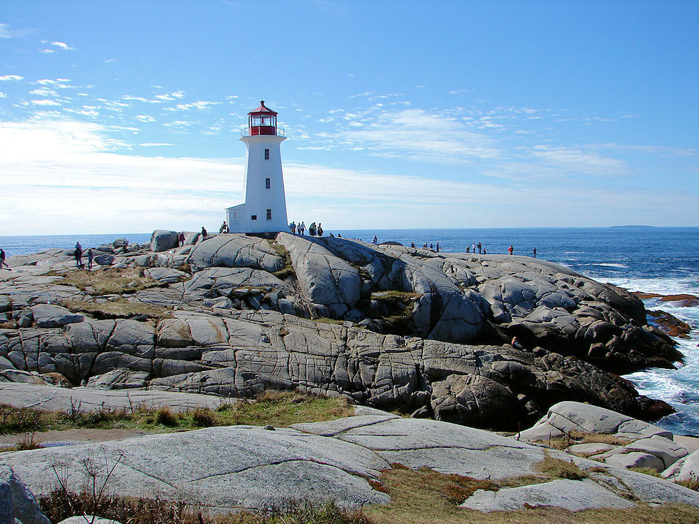 Peggys Point Lighthouse. Peggy's Cove, Halifax, Nova Scotia. Travel, Tours Photos, Pictures, Images, Information, & Reviews.