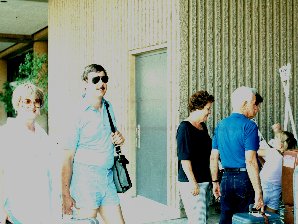 Audrey DeLange, Scott Pierce, Laurine & Noel DeLange Leaving On A Jet Plane. Hawaii Travels & Tours Pictures, Photos, Images, Information & Reviews.