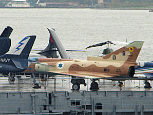 IAI Kfir. Intrepid Sea, Air & Space Museum. New York City.Travel, Tours Photos, Pictures, Information, & Reviews.