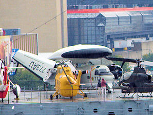 Grumman E-1 Tracer. Intrepid Sea, Air & Space Museum. New York City.Travel, Tours Photos, Pictures, Information, & Reviews.