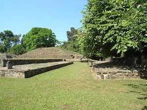 Ball Court. Izapa Olmec & Mayan Archaeological Ruins. Near Tapachula, Chiapas, Mexico. Travel & Tour Pictures, Photos, Information, Images, & Reviews.