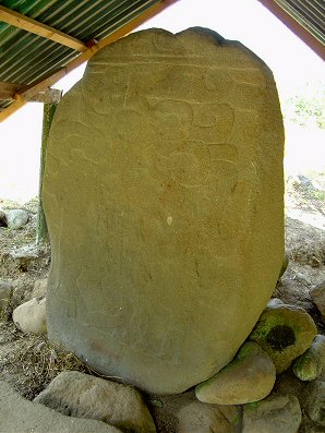 Stele 10. Group B. Izapa Olmec & Mayan Archaeological Ruins. Near Tapachula, Chiapas, Mexico. Travel & Tour Pictures, Photos, Information, Images, & Reviews.
