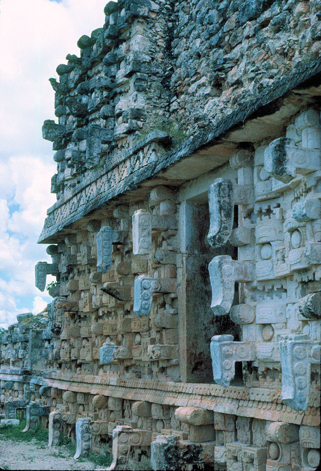 'Palace of the Masks'. Or 'Codz Poop'. Kabh Archaeological Ruins. State Of Yucatn On The Yucatn Peninsula, Mxico. Travel & Tour Pictures, Photos, Information, Images, Reviews.