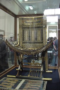 Ecclesiatical Throne. Pharaoh King Tut  Ankh Amun (Tutankhamon), Travels, Tours, Pictures, Photos, Images, Description, Information, & Reviews.