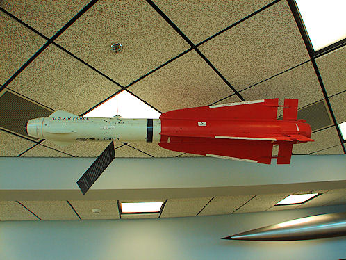 Falcon AIM-4D Missile. New Mexico Museum of  Space History.<br>Alamogordo, New Mexico. Hikes, Travels, & Tours. Photos, Pictures, Images,& Reviews.