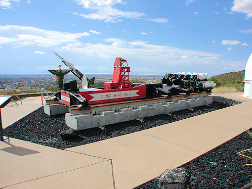 Sonic Wind Number 1. New Mexico Museum of  Space History. Alamogordo, New Mexico.Hikes, Travels, & Tours. Photos, Pictures, Images, & Reviews.