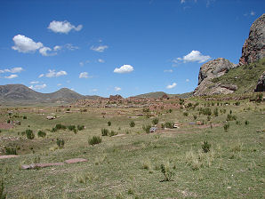 Colonial Church Ruins. Pucar, Pucara, or Pukara Pueblo, Museum, & Archaeological Site, Peru Travels & Tours, Pictures, Photos, Images, & Reviews.