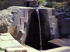 Sacred Fountain Ollantaytambo Peru. Travels And Tours Photos, Pictures, Images, & Reviews.