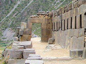 Inca Ruins Of  Ollantaytambo Peru. Travels And Tours Photos, Pictures, Images, & Reviews.