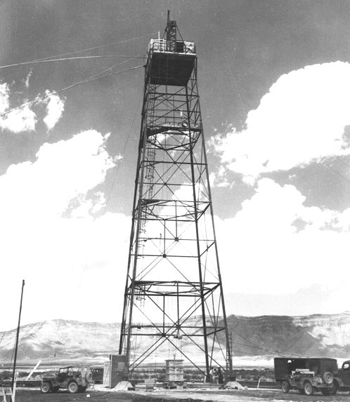 Trinity Atomic Bomb Site Trinity Tower. Site Of First 100 Ton Test. May 7, 1945. White Sands Missile Range. New Mexico. Hikes, Travels, & Tours. Photos, Pictures, Images,& Reviews.