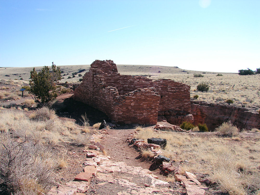 Lomaki Pueblo. Wupatki National Monument, Anasazi & Sinagua Ruins, Flagstaff, Arizona. Hikes, Travels, & Tours. Photos, Pictures, Images, & Reviews.