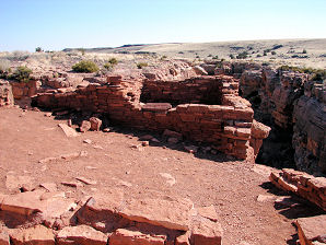 Lomaki Pueblo. Wupatki National Monument & Wupatki Pueblo, Anasazi & Sinagua Ruins, Flagstaff, Arizona. Hikes, Travels, & Tours. Photos, Pictures, Images, & Reviews.