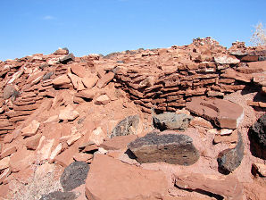 Citadel Pueblo. Wupatki National Monument & Wupatki Pueblo, Anasazi & Sinagua Ruins, Flagstaff, Arizona. Hikes, Travels, & Tours. Photos, Pictures, Images, & Reviews.