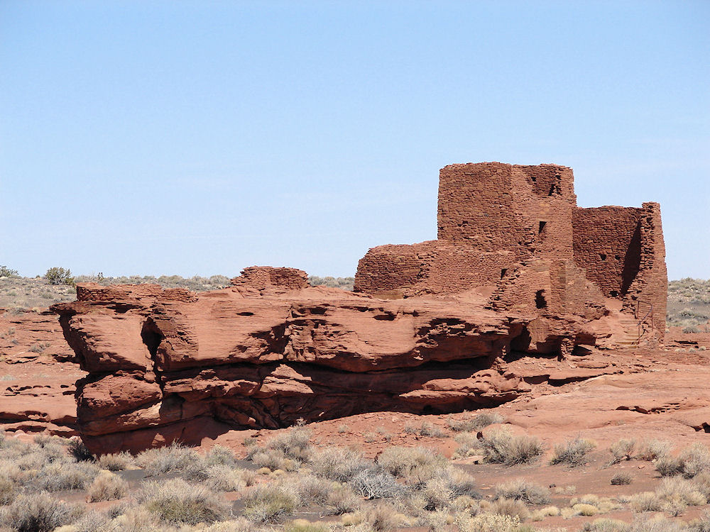 Wukoki Pueblo. Wupatki National Monument, Anasazi & Sinagua Ruins, Flagstaff, Arizona. Hikes, Travels, & Tours. Photos, Pictures, Images, & Reviews.