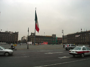 Distrito Federal Offices. The Constitution Square Plaza de la Constitucin El Zcalo Of  Mexico City D.F. Mexico Travel & Tour Pictures, Photos, Images, & Reviews.