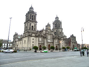 Metropolitan Cathedral. The Constitution Square Plaza de la Constitucin El Zcalo Of  Mexico City D.F. Mexico Travel & Tour Pictures, Photos, Images, & Reviews.